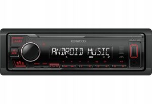 RADIO SAMOCHODOWE KENWOOD 1DIN USB 4X50W AAC FLAC CZERWONE PODŚWIETLANIE