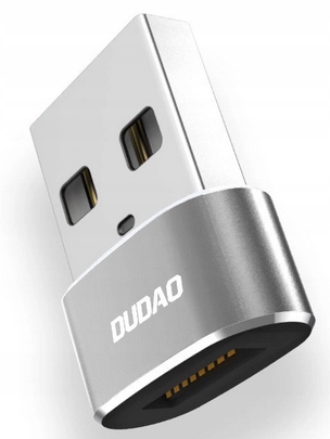 ADAPTER PRZEJŚCIÓWKA ZE ZŁĄCZA USB TYP-C NA USB CZARNY L16AC
