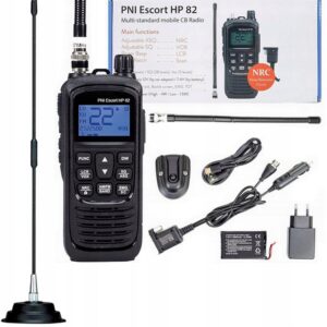 ZESTAW RADIOSTACJA RĘCZNA CB PNI ESCORT HP82 + ANTENA MAGNESOWA FLORIDA 877