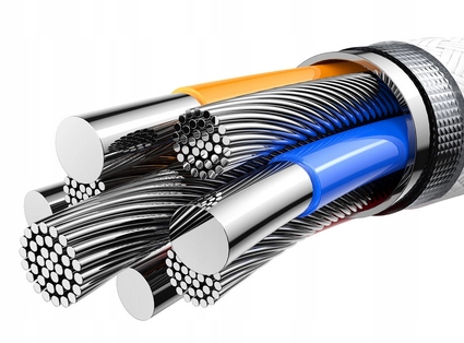 KABEL PRZEWÓD USB-A - LIGHTNING 3A PRZEWÓD 1,2M JASNOSZARY S-A51 - obrazek 4