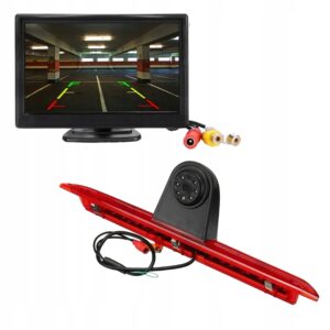ZESTAW COFANIA ŚWIATŁO STOP Z KAMERĄ + MONITOR 5" SPRINTER CRAFTER DIODY IR
