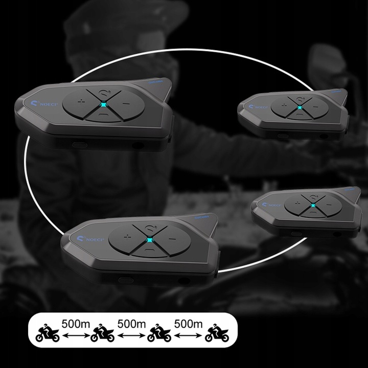 INTERKOM MOTOCYKLOWY KONFERENCJA GOCOM4 BT 5.1 POLSKI LEKTOR NOECI - obrazek 10