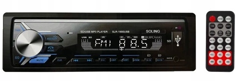 RADIO SAMOCHOOWE 1DIN BLUETOOTH FM 4X50W 32GB DAX SLR-1900USB