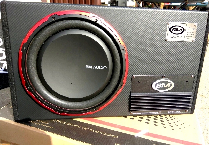 SKRZYNIA BASOWA TUBA-BOSCHMANN SUBWOOFER AKTYWNY BW-S112EX 700W + KABLE - obrazek 7