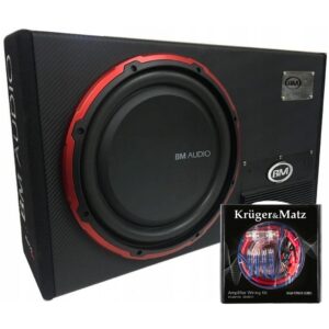 SKRZYNIA BASOWA TUBA-BOSCHMANN SUBWOOFER AKTYWNY BW-S112EX 700W + KABLE