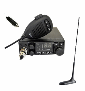 RADIO CB CANVA 520 AM/FM + ANTENA CB VIRGINIA +WTYK