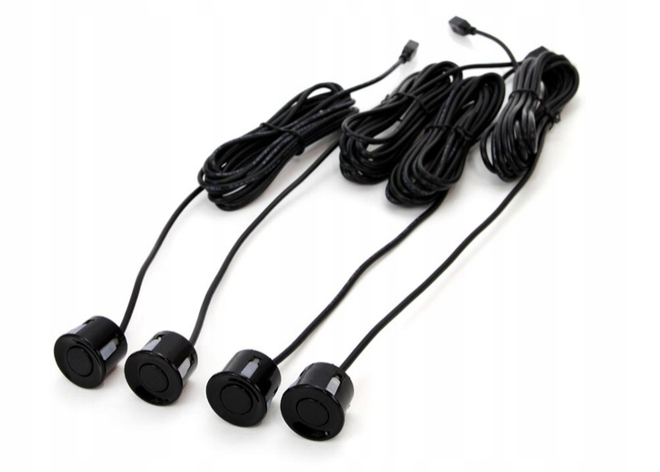 Zestaw czujników parkowania LED 4 sensory czarne - obrazek 3