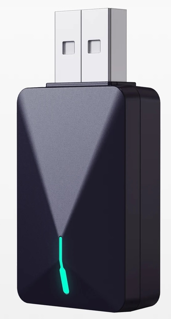 BEZPRZEWODOWY APPLE CARPLAY ANDROID AUTO ADAPTER DLA IOS ANDROID