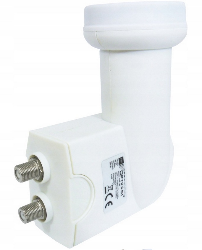 KONWERTER SATELITARNY TWIN LNB 4K UHD (PODWÓJNY) RED OPTICUM ROBUST TWIN - obrazek 6