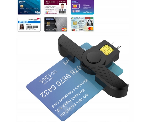 CZYTNIK KART TACHOGRAFU TACHO KIEROWCY KIEROWCÓW USB-C DO SMARTFONA - obrazek 5