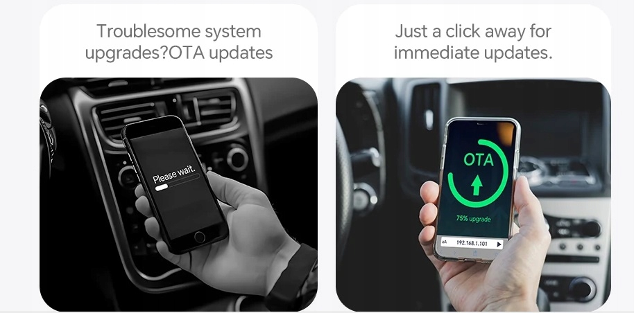 BEZPRZEWODOWY APPLE CARPLAY ANDROID AUTO ADAPTER DLA IOS ANDROID - obrazek 5