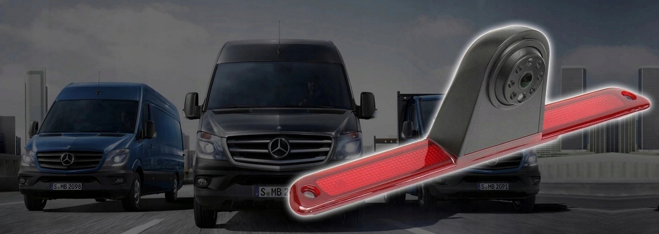 ZESTAW COFANIA ŚWIATŁO STOP Z KAMERĄ + MONITOR 7" SPRINTER CRAFTER DIODY IR - obrazek 4