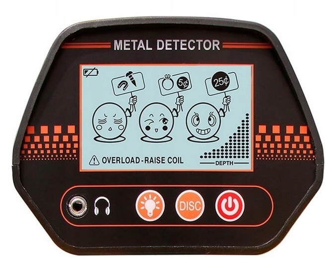 PROFESJONALNY WYKRYWACZ METALI, ZŁOTA, SREBRA, MONET, DETEKTOR MD-4070 + Baterie gratis! - obrazek 4