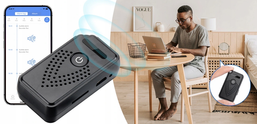 PODSŁUCH WIFI NA ŻYWO BEZ SIM DYKTAFON SD APP - obrazek 7