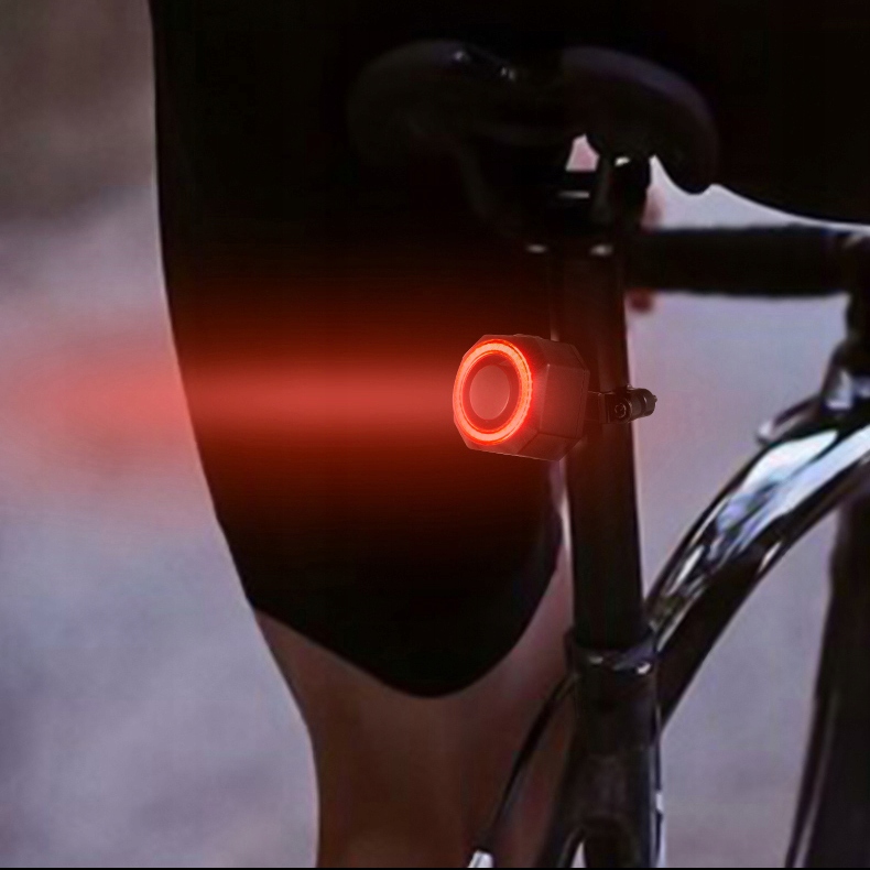 ALARM ROWEROWY ANTYKRADZIEŻOWY LAMPKA TYLNA TYŁ ROWEROWA DZWONEK PILOT K7 - obrazek 14