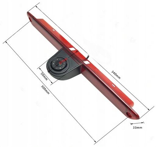 ZESTAW COFANIA ŚWIATŁO STOP Z KAMERĄ + MONITOR 7" SPRINTER CRAFTER DIODY IR - obrazek 8