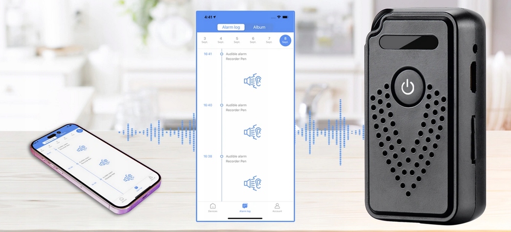 PODSŁUCH WIFI NA ŻYWO BEZ SIM DYKTAFON SD APP - obrazek 6