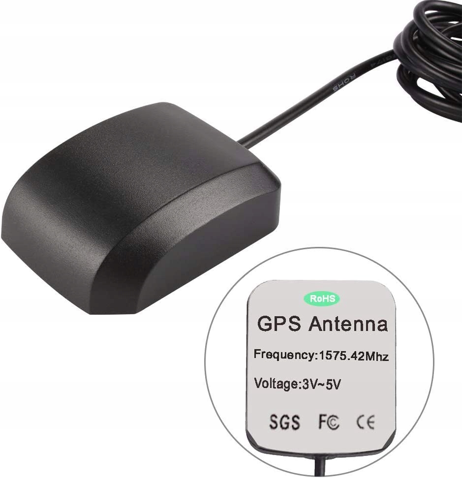 SAMOCHODOWA ANTENA GPS - FAKRA MAGNES WEWNĘTRZA MMI RNS COMMAND FORD OPEL - obrazek 2