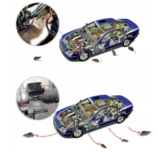 ANTYKUNA ODSTRASZACZ KUN I GRYZONI DO SAMOCHODU - obrazek 5