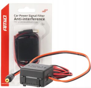 SAMOCHODOWY FILTR PRZECIWZAKŁÓCENIOWY Z WTYCZKĄ 12V AMIO-04101