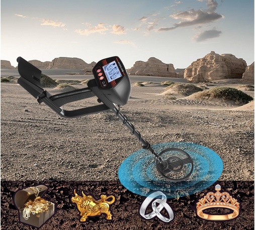 PROFESJONALNY WYKRYWACZ METALI, ZŁOTA, SREBRA, MONET, DETEKTOR MD-4070 + Baterie gratis! - obrazek 9
