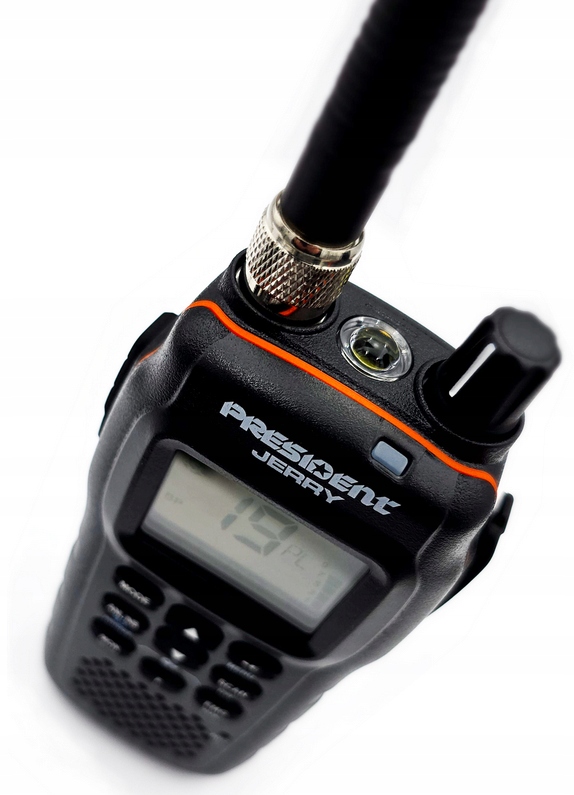 CB RADIO PRESIDENT JERRY PRZENOŚNE RĘCZNE 12V + ANTENA MAGNETYCZNA PNI 48 - obrazek 4