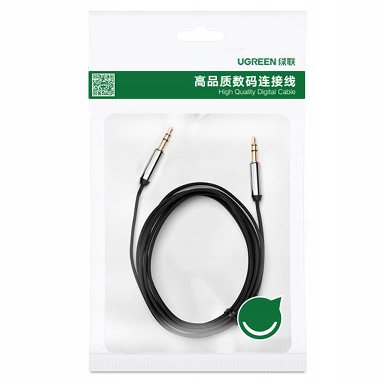 KABEL AUDIO MINI JACK 3.5 mm / MINI JACK 3.5 mm 1 M - czarny - obrazek 9