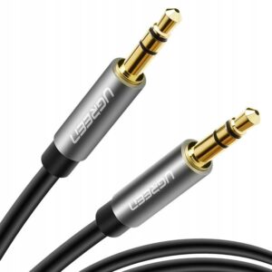 KABEL AUDIO MINI JACK 3.5 mm / MINI JACK 3.5 mm 1 M - czarny