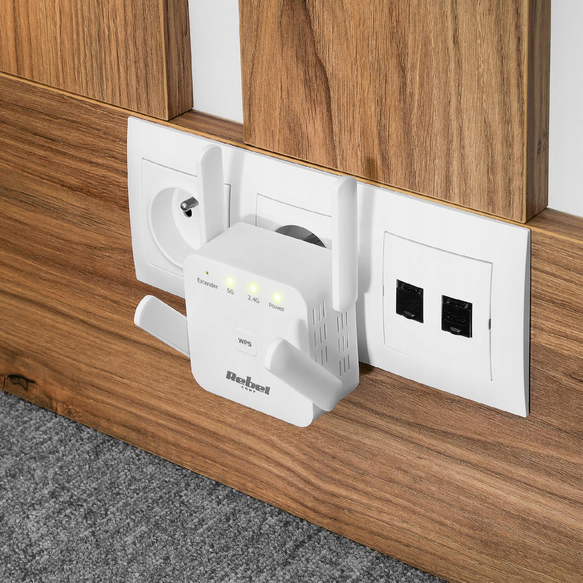 REPEATER - WZMACNIACZ SIECI BEZPRZEWODOWEJ 2.4+5 GHz REBEL - obrazek 7