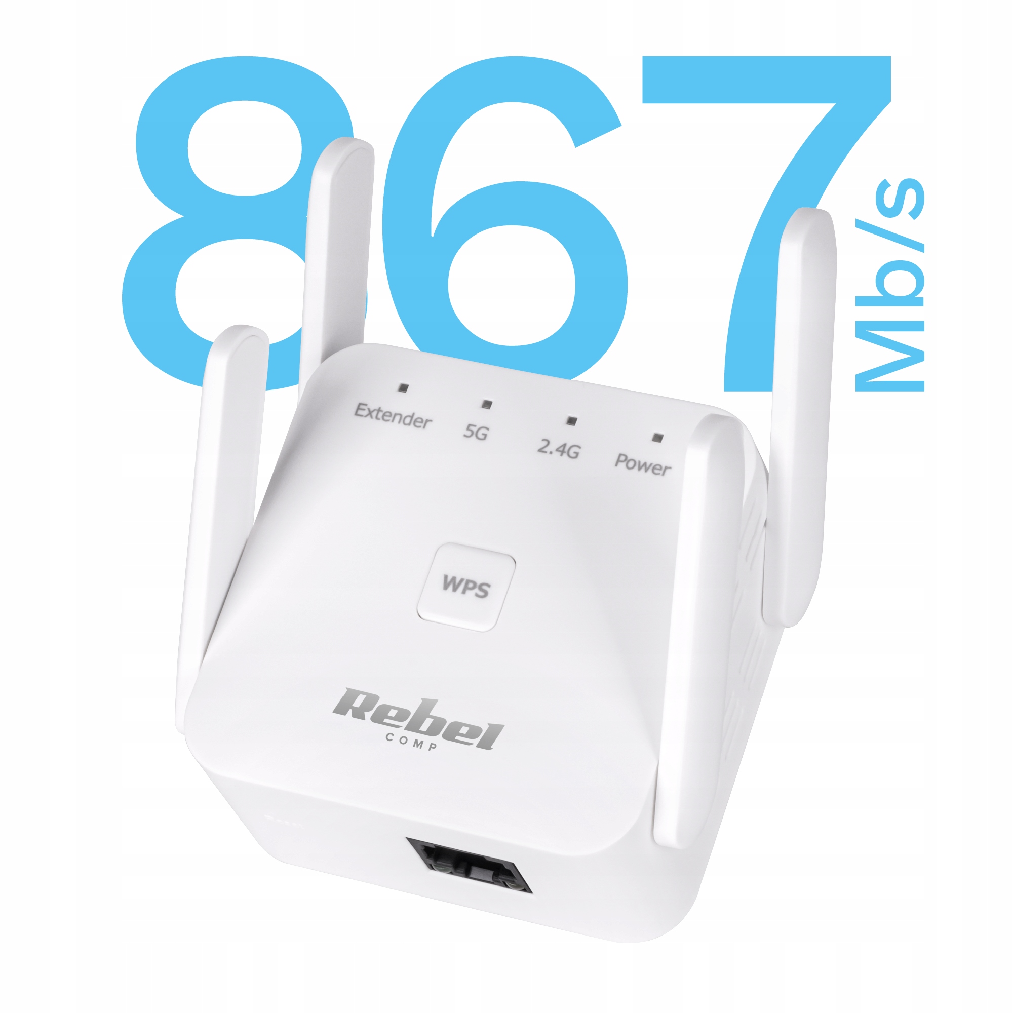 REPEATER - WZMACNIACZ SIECI BEZPRZEWODOWEJ 2.4+5 GHz REBEL - obrazek 10