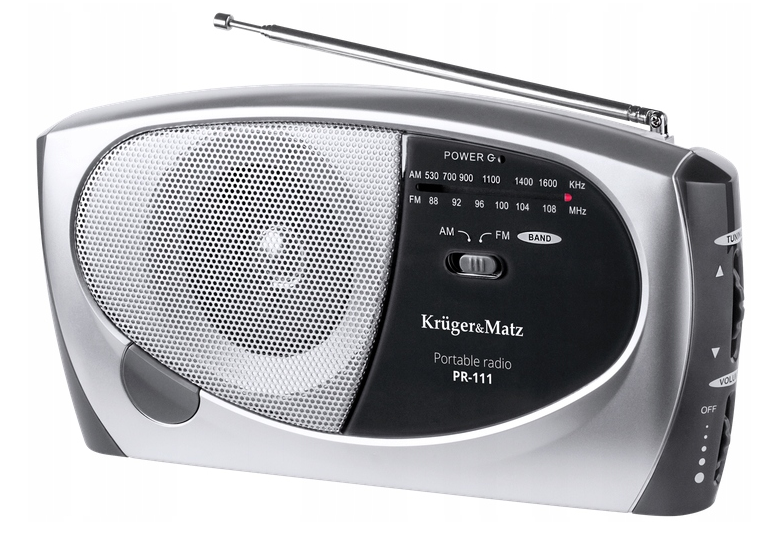 RADIO PRZENOŚNE AM/FM KRUGER&MATZ PR-111