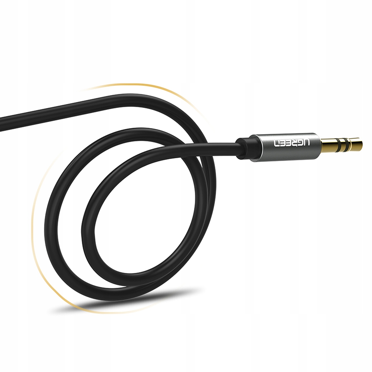 KABEL AUDIO MINI JACK 3.5 mm / MINI JACK 3.5 mm 1 M - czarny - obrazek 13