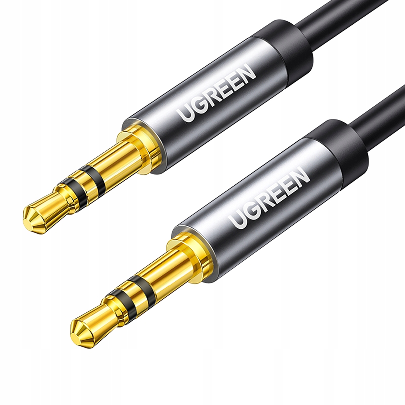 KABEL AUDIO MINI JACK 3.5 mm / MINI JACK 3.5 mm 1 M - czarny - obrazek 5