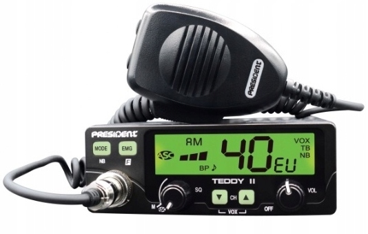 KOMPLETNY ZESTAW CB RADIO TEDDY II PÓŁKIESZEŃ ANTENA + UCHWYT TIR BUS - obrazek 14