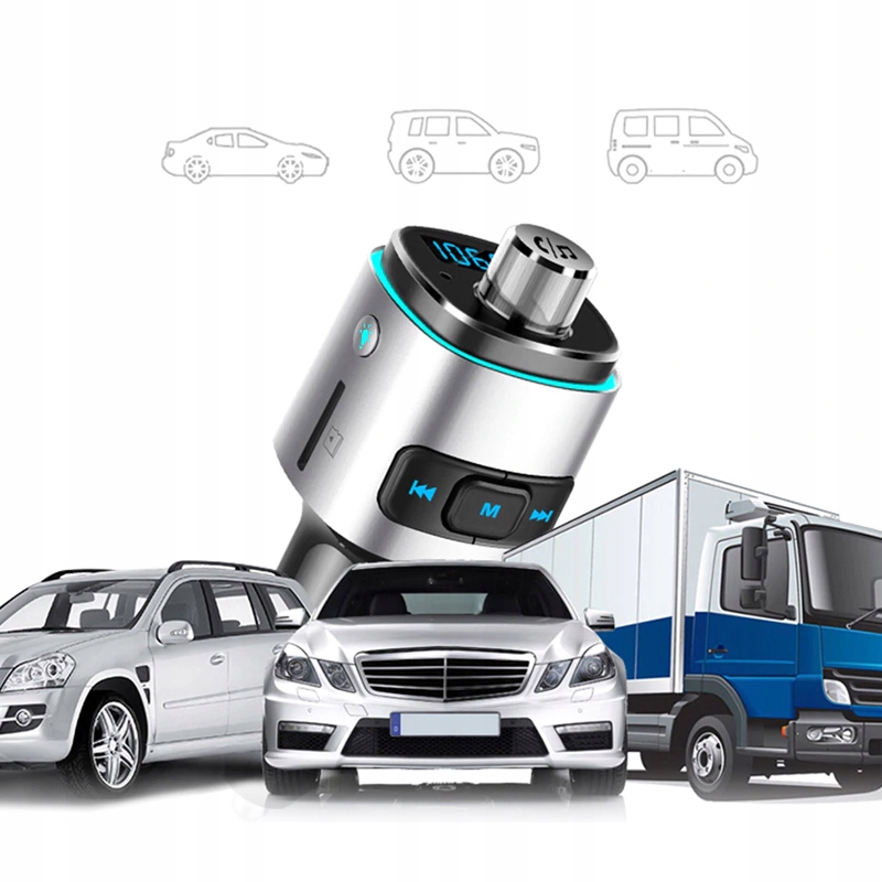 RADIO SAMOCHODOWE KRUGER&MATZ KM2014AUX USB x2 MP3 Bluetooth - obrazek 13