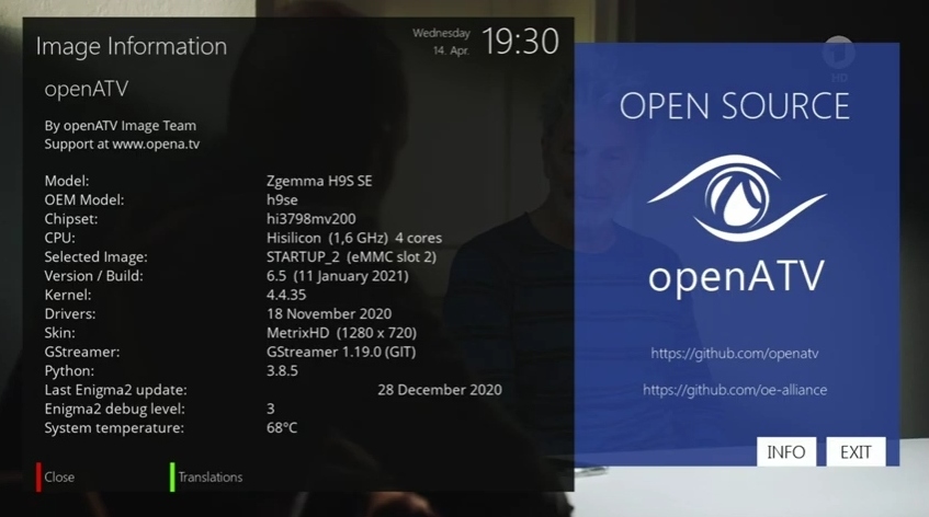 UKRYTA KAMERA SZPIEGOWSKA W TUNER ZGEMMA H8.2H DEKODER OPENATV+ KARTA 32GB - obrazek 4
