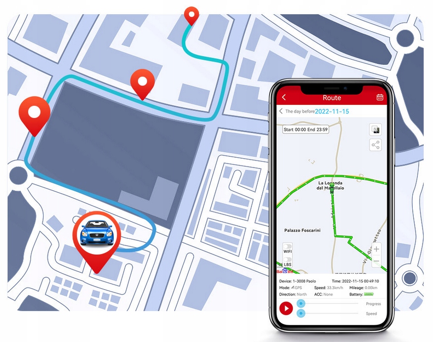 LOKALIZATOR NADAJNIK GPS MICODUS MV880G - obrazek 5