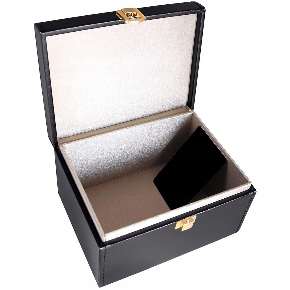 PUDEŁKO ANTYKRADZIEŻOWE NA KLUCZE HURTEL 16x12x9 cm KLATKA FARADAYA CZARNE - obrazek 5