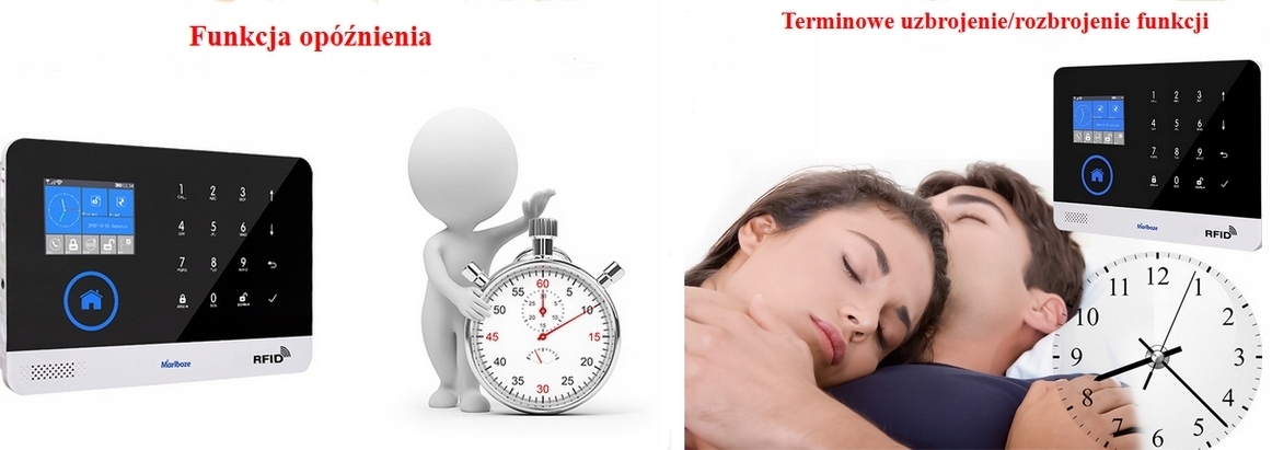 BEZPRZEWODOWY ALARM GSM WIFI APP PL + KARTA SIM POWYSTAWOWY - obrazek 13