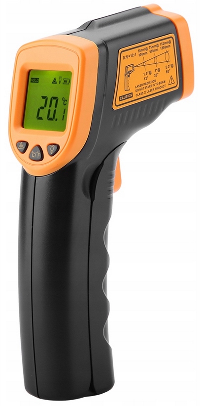 PIROMETR CYFROWY TERMOMETR NA PODCZERWIEŃ SMART SENSOR AR360A+ -50°do 420°C