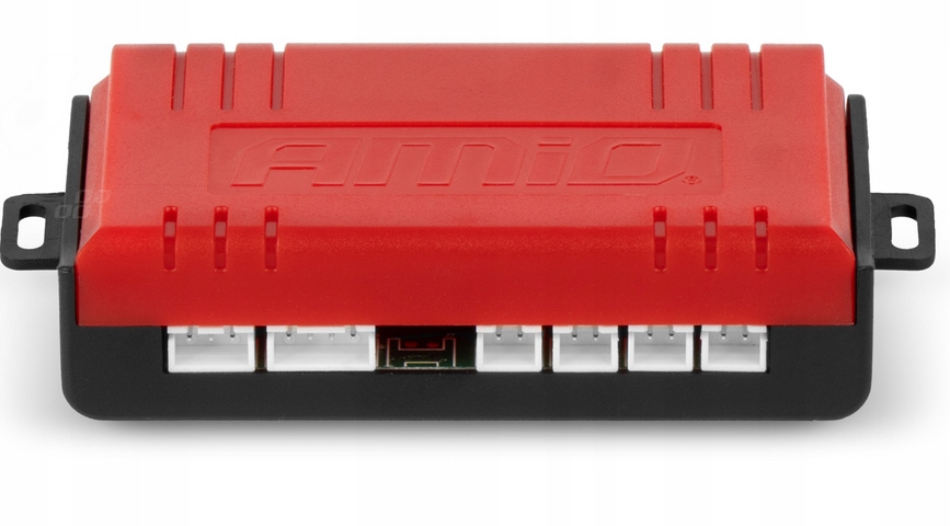 ZESTAW CZUJNIKÓW PARKOWANIA COFANIA LED 4 SENSORY SREBRNE AMIO-01564 - obrazek 5