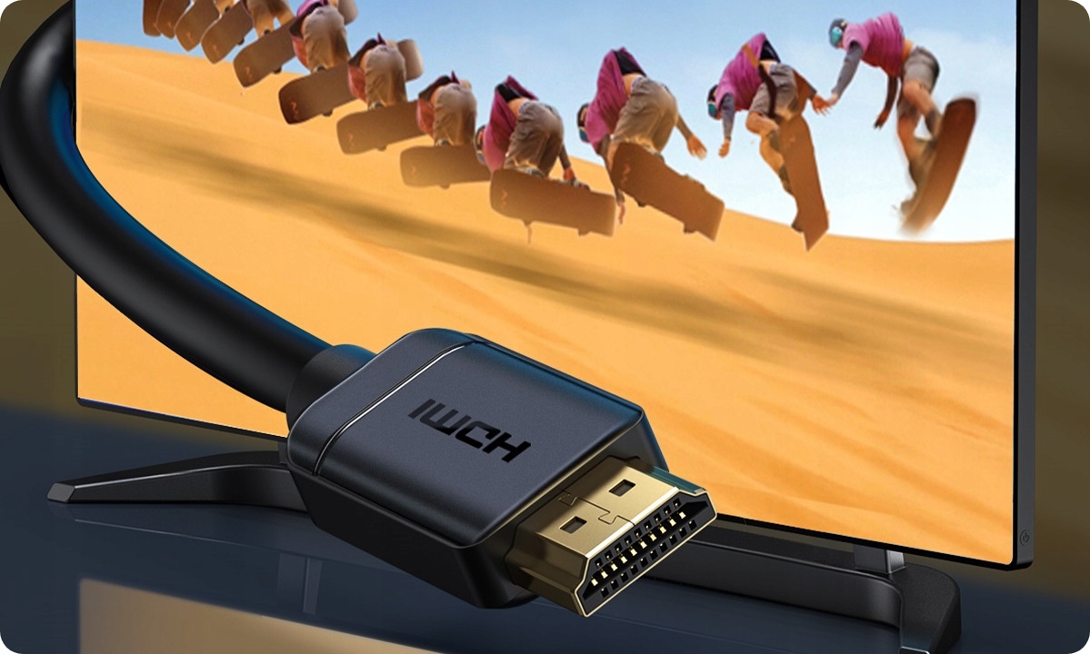 KABEL PRZEWÓD HDMI 2.0 4K 60 Hz 3D HDR 18 Gbps 3m CZARNY - obrazek 5