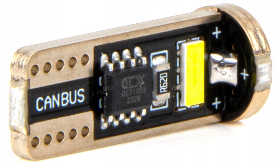 ŻARÓWKI LED CANBUS T10e W5W 3x2055 SMD WHITE 12V 24V AMIO-03720 - obrazek 5