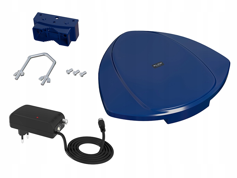 ANTENA ZEWNĘTRZNA AKTYWNA DVB-T2 HD TV 8K filtr GSM UHF + ZASILACZ - obrazek 8