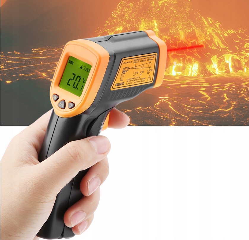 PIROMETR CYFROWY TERMOMETR NA PODCZERWIEŃ SMART SENSOR AR360A+ -50°do 420°C - obrazek 2