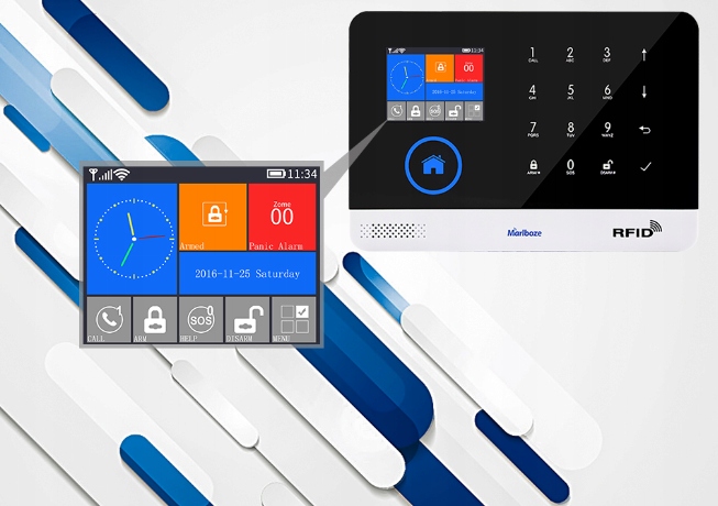 BEZPRZEWODOWY ALARM GSM WIFI APP PL + KARTA SIM POWYSTAWOWY - obrazek 8