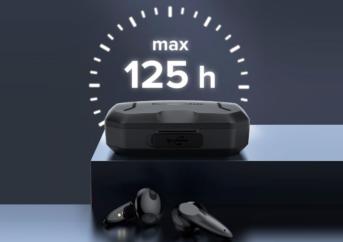 SŁUCHAWKI BEZPRZEWODOWE DOUSZNE Z POWER BANKIEM - obrazek 10