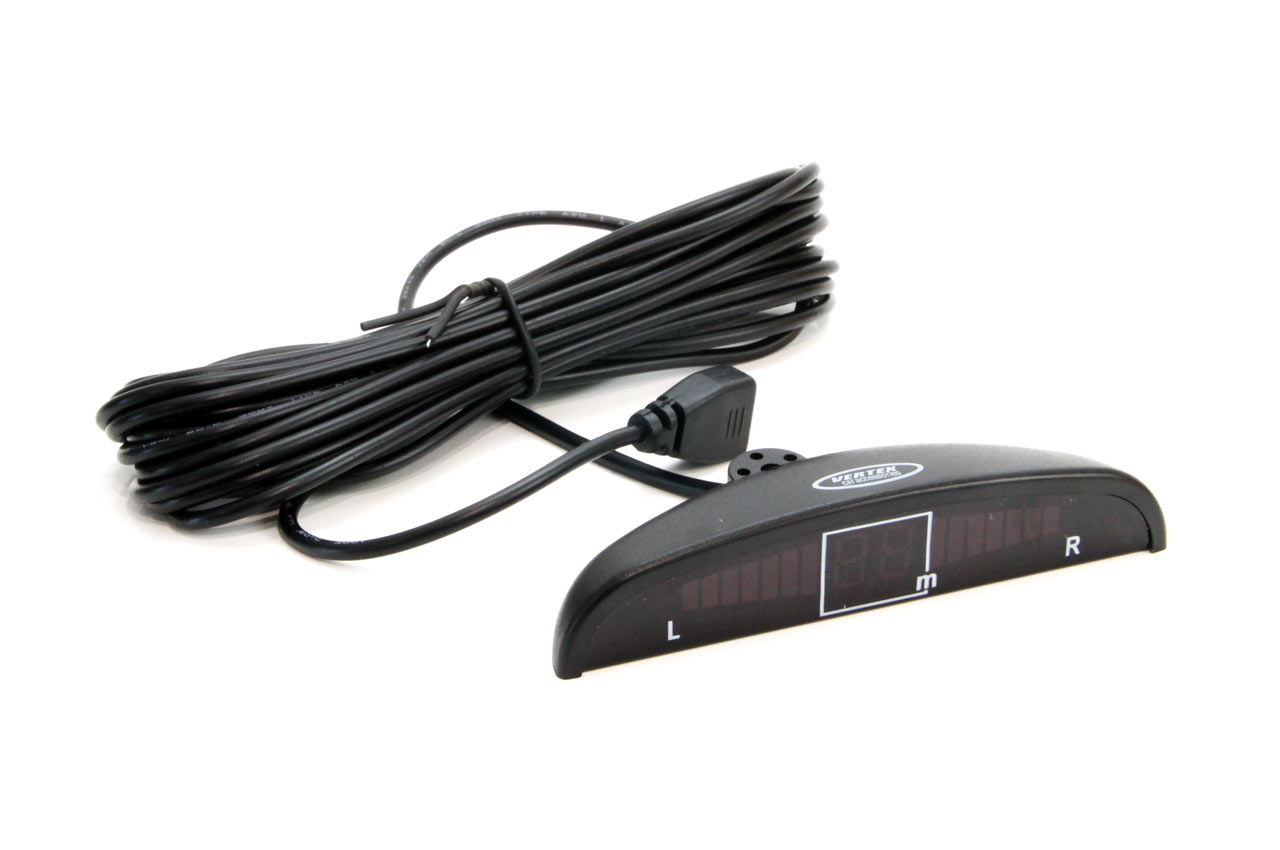 CZUJNIKI PARKOWANIA COFANIA LED 8 SENSORÓW CZARNE AMIO-01560 - obrazek 12