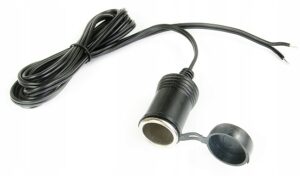 GNIAZDO ZAPALNICZKI 5A Z PRZEWODEM 2M 41013