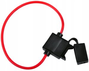 GNIAZDO BEZPIECZNIKA NOŻOWEGO (20mm) Z PRZEWODEM 2,5 MM LECHPOL GNI0131-2